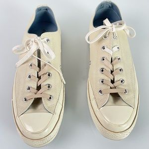 Converse‎ Chuck Taylor Sneakers Shoes 70OX Oxford 1970s Beige Cream Tan Lace Up